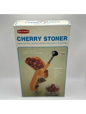 Vintage - Back to Basics Cherry Stoner Remover Model #61 Complete